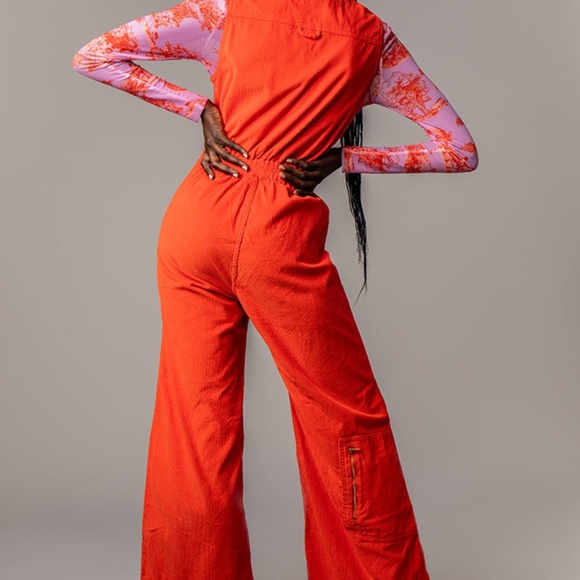 Rachel Antonoff Orange Jumpsuit - Picture 2 of 6